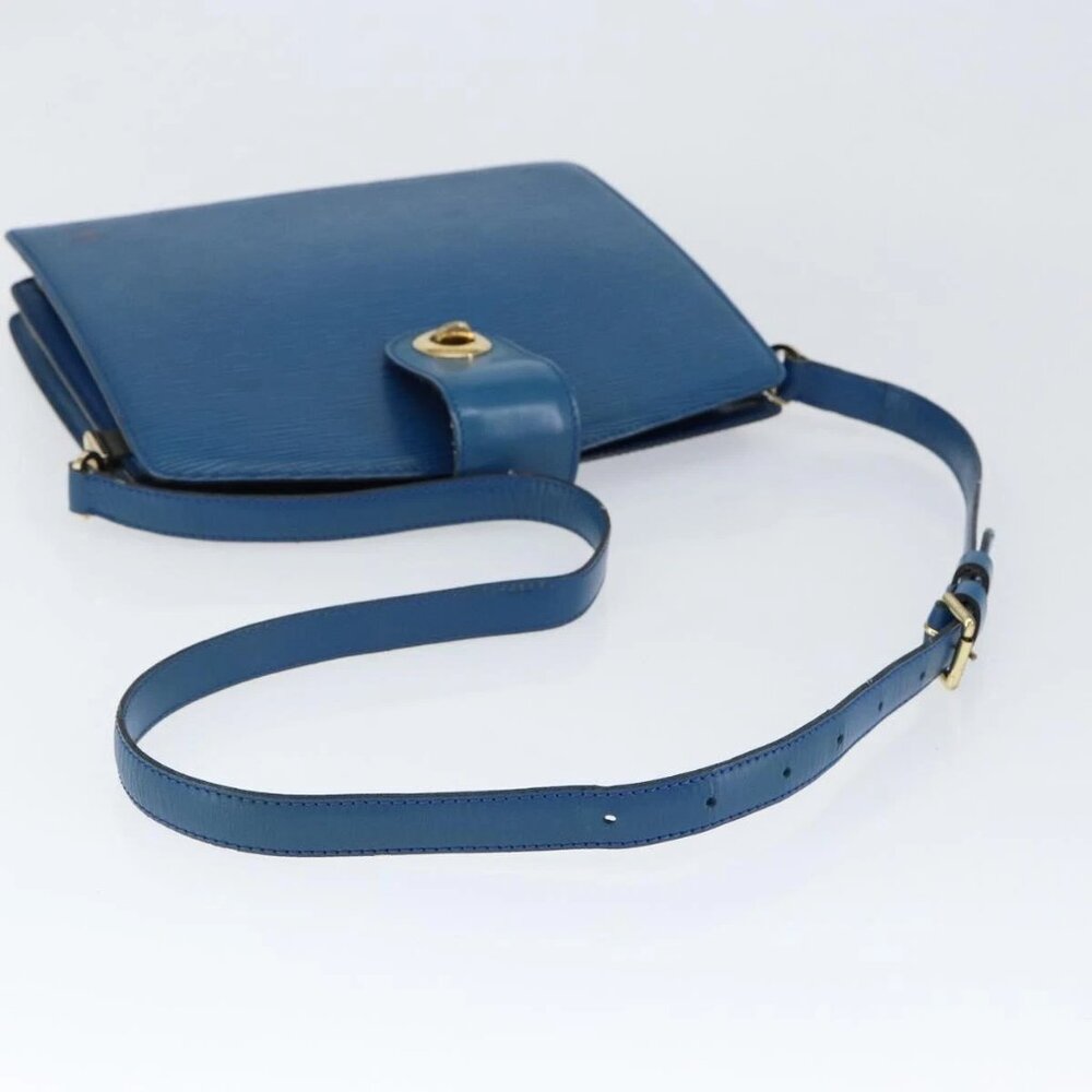 LOUIS VUITTON Epi Capuchin Shoulder Bag Blue M52345 LV Auth 149056 - Picture 8 of 16